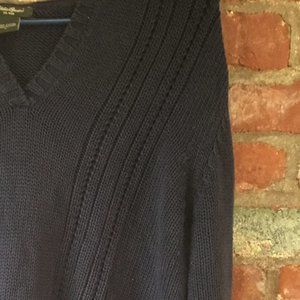 Eddie Bauer 100% Cotton Hood Sweater L